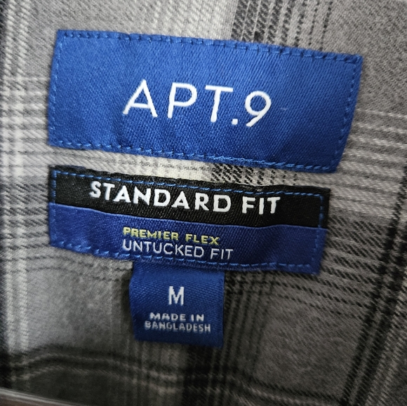 [Apt 9] Men's standard fit premier flex flannel - Picture 5 of 5